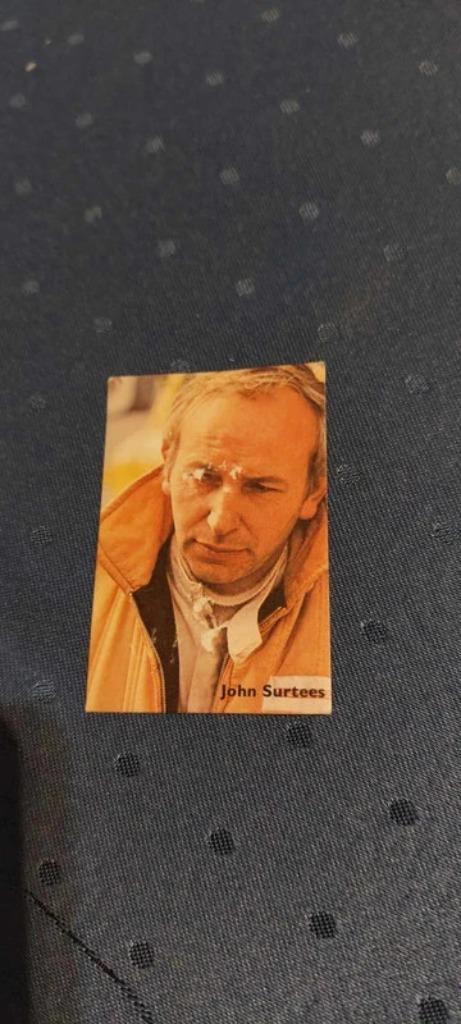 Prentje/Chromo : John Surtees / Auto- en Motorsport, Verzamelen, Sportartikelen en Voetbal, Overige typen, Overige sporten, Verzenden