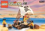 Lego pirates raft raiders  6261 piraten vlot vintage, Ophalen of Verzenden, Zo goed als nieuw, Lego
