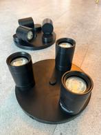 4x IKEA NYMÅNE plafondspot – 3‑lichts – draaibaar/kantelbaar, Huis en Inrichting, Lampen | Spots, Ophalen, Zo goed als nieuw, Metaal of Aluminium