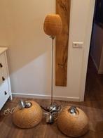 Staande ikea lamp van gevlochten bamboe, Ophalen, Zo goed als nieuw, 150 tot 200 cm