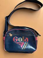Sportief Vintage Gola 80-ties messenger stijl tasje, 20 x 28, Ophalen of Verzenden, Gebruikt, Blauw, Schoudertasje