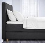Dunvik Boxspring Hoes 180x200 Antraciet, Huis en Inrichting, Tweepersoons, Ophalen of Verzenden, Zo goed als nieuw, 180 cm