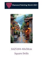 Diamond Painting 50x40 - Vierkante Steentjes, Hobby en Vrije tijd, Knutselen, Diamond painting world 2021@gmail.com, Nieuw, Ophalen of Verzenden