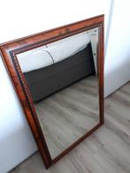 Wandspiegel groot, houten randgeslepen facetranden, Huis en Inrichting, Woonaccessoires | Spiegels, Ophalen, Gebruikt, Minder dan 100 cm