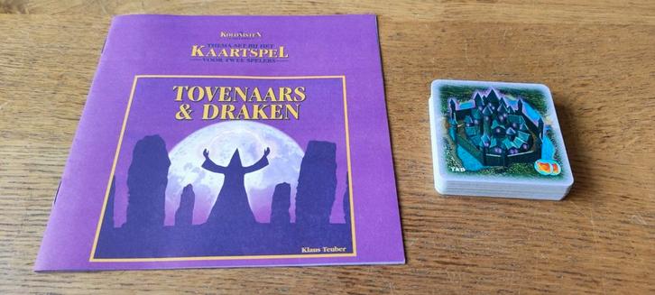 Kolonisten v. Catan Kaartspel uitbreiding Tovenaars & Draken, Hobby en Vrije tijd, Gezelschapsspellen | Kaartspellen, Zo goed als nieuw
