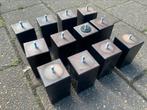 12 stuks Hardhouten Tafelpoten / meubelpoten met bout, Tafelpoot, Minder dan 50 cm, Vierkant, Minder dan 50 cm