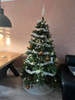 Neppe mooie volle  kerstboom incl accessoires 190cm hoog, Diversen, Kerst, Ophalen of Verzenden, Zo goed als nieuw