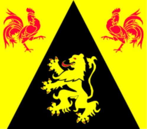 vlag Waals Brabant 90 x 150 cm, Diversen, Vlaggen en Wimpels, Nieuw, Ophalen of Verzenden