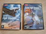 2 x PC game flight simulator,  2004 & combat 3, 1 speler, Ophalen of Verzenden, Gebruikt, Simulatie