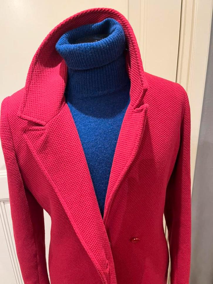 Zilch mantel, Kleding | Dames, Jassen | Winter, Gedragen, Maat 42/44 (L), Rood, Verzenden