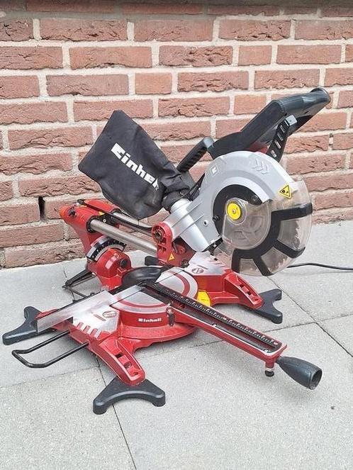 Verstelbare afkortzaag / verstekzaag Einhell, Doe-het-zelf en Verbouw, Gereedschap | Zaagmachines, Zo goed als nieuw, Afkortzaag