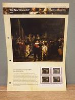 Rembrandt van Rijn De Nachwacht 1642 4 x postfris Nachtwacht, Postzegels en Munten, Ophalen of Verzenden