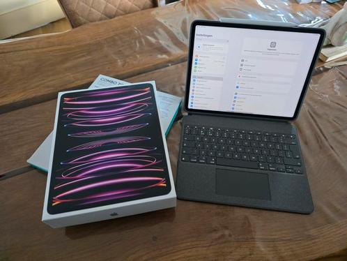 Apple iPad Pro (2022) 12,9" Wi‑Fi + Cellular 128GB Grijs, Computers en Software, Apple iPads, Zo goed als nieuw, Apple iPad, Wi-Fi en Mobiel internet