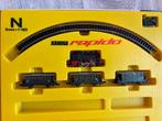 Arnold rapido 044  Stoomloc + 3 rijtuigen, Hobby en Vrije tijd, Modeltreinen | N-Spoor, Arnold, Gelijkstroom, Ophalen of Verzenden