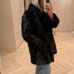 Vintage mink / nerts bontjas donkerbruin maat M /M, Ophalen of Verzenden, Zo goed als nieuw, Maat 38/40 (M), Bruin