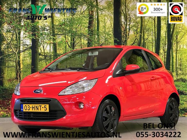 Ford Ka 1.2 Titanium | 43.219 KM! | Origineel Nederlands | A, Auto's, Ford, Bedrijf, Te koop, Ka, ABS, Airbags, Airconditioning