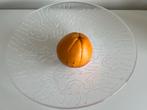 Vintage Orrefors Grote Schaal ‘Happy Faces’~M.Rytkonen 80’s, Ophalen of Verzenden, Zo goed als nieuw, Glas, Schaal