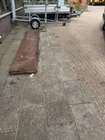 Stalen Rijplaten - Gebruikt, Doe-het-zelf en Verbouw, Metalen, Ophalen of Verzenden, Gebruikt, IJzer