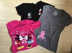 Disney t shirts Mickey mouse drie stuks mt S, Ophalen of Verzenden, Zo goed als nieuw, Zwart, Korte mouw