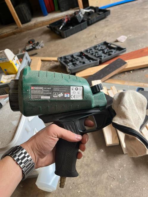 Zandstraalpistolen Parkside + Extra, Doe-het-zelf en Verbouw, Overige Doe-het-zelf en Verbouw, Gebruikt, Ophalen of Verzenden