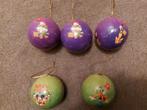 5 Disney Kerstballen, Diversen, Kerst, Ophalen of Verzenden, Gebruikt