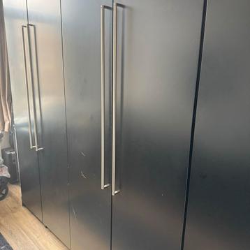 Ikea Pax kast zwartbruin met 2 deuren - afbeelding 3