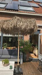 VIDA XL parasol bamboe 210 cm met voet, Tuin en Terras, Parasols, Ophalen