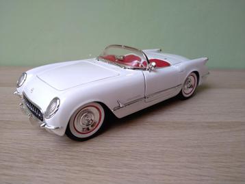 1953 Chevrolet Corvette C1 Wit ERTL 1:18 beschikbaar voor biedingen