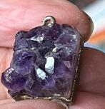 Hanger met Ruwe Amethist, Ophalen of Verzenden, Zo goed als nieuw, Paars, Steen of Mineraal