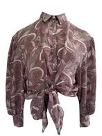 Sissel Edelbo blouse One Size, Kleding | Dames, Maat 38/40 (M), Blauw, Ophalen of Verzenden, Zo goed als nieuw