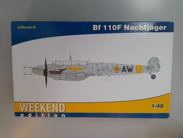1/48 Messerschmitt BF110F nightfighter(Eduard weekend) beschikbaar voor biedingen