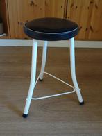 Vintage Brabantia metalen kruk met ronde zitting, Ophalen of Verzenden, Gebruikt