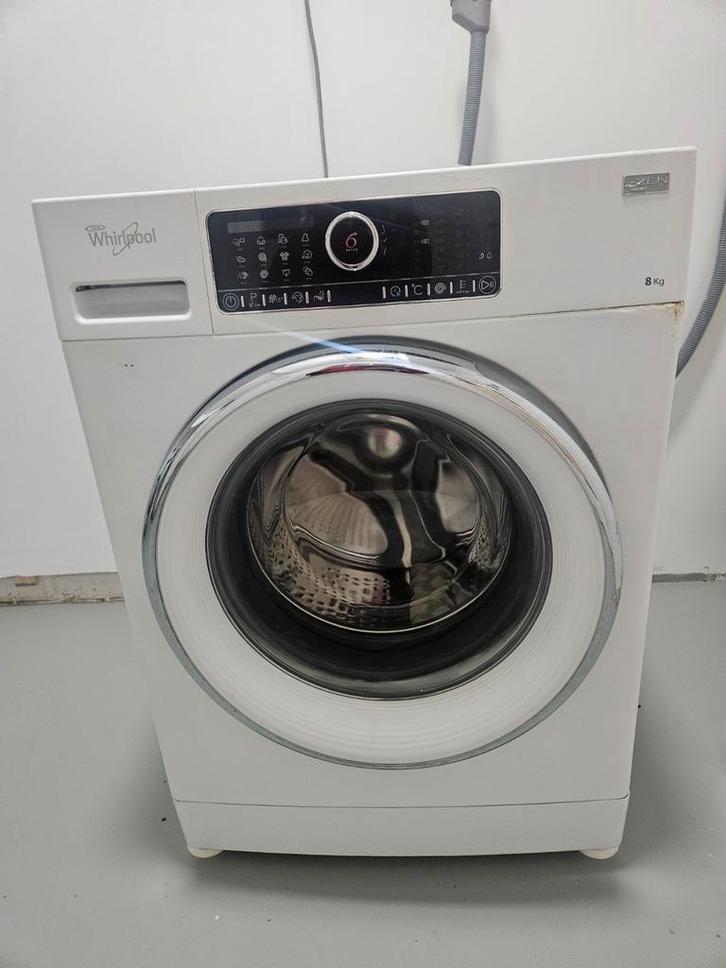 Wasmachine & Warmtepompdroger Set, Witgoed en Apparatuur, Wasmachines, Gebruikt, Voorlader, 6 tot 8 kg, 85 tot 90 cm, 1200 tot 1600 toeren