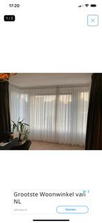 Vitrage/ gordijnen, Huis en Inrichting, Stoffering | Gordijnen en Lamellen, Ophalen of Verzenden, Zo goed als nieuw, 200 cm of meer