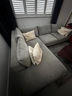 Grijze hoekbank, Ophalen, 250 tot 300 cm, Gebruikt, 100 tot 125 cm