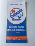 NS folder 1962, Verzenden, Gebruikt, Trein, Kaart of Prent