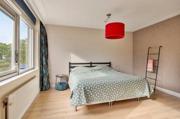 Plafond- / hanglamp, rode karde stoffen kap, voor 1 lamp. beschikbaar voor biedingen