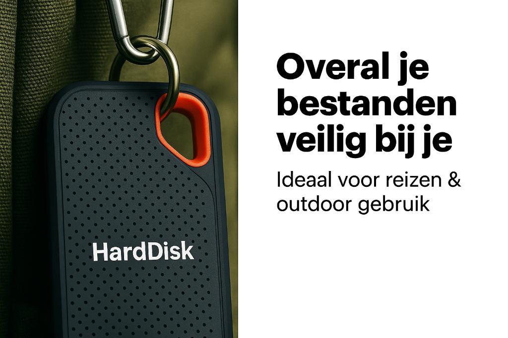 Externe Harde schijf 2 TB Nieuw incl. 1 jaar GARANTIE!, Computers en Software, Harde schijven, Verzenden, HDD, Nieuw, Laptop