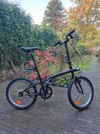 Vouwfiets dames zwart Oxylane, Gebruikt, Dames, Deels opvouwbaar, Ophalen