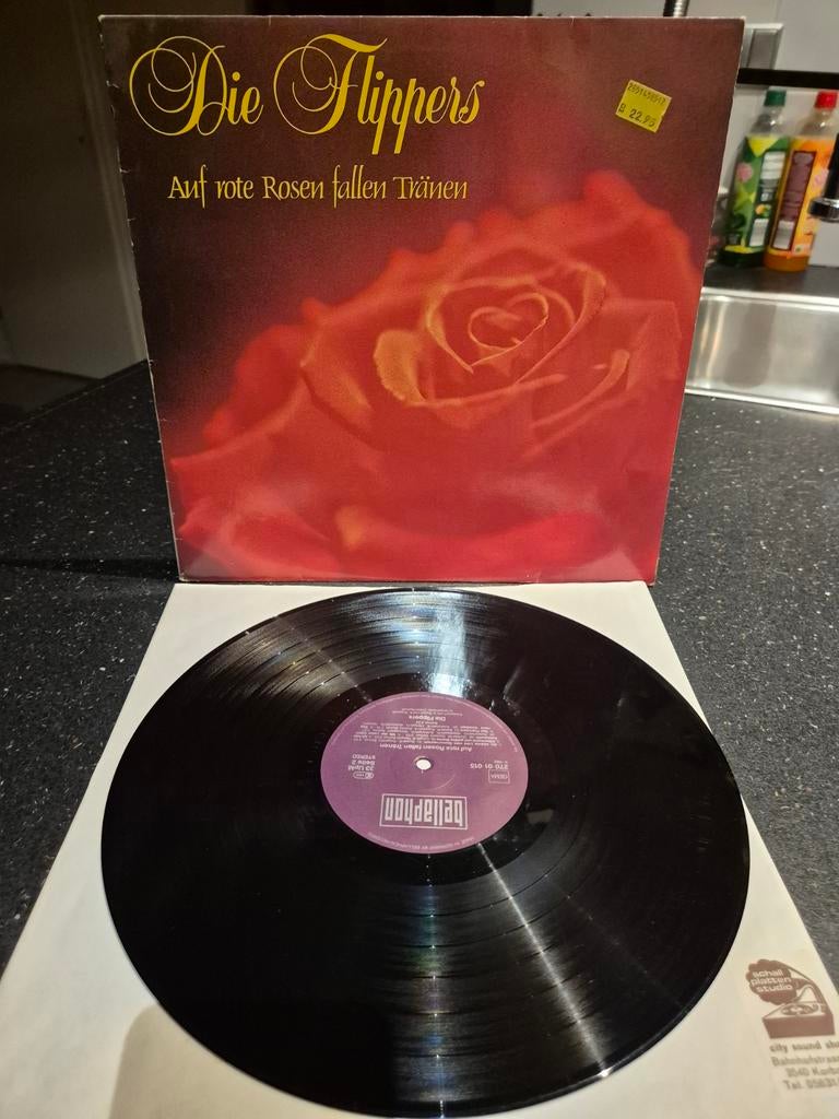 Die Flippers - Auf rote Rosen fallen Tränen LP, Ophalen of Verzenden, Gebruikt, 12 inch