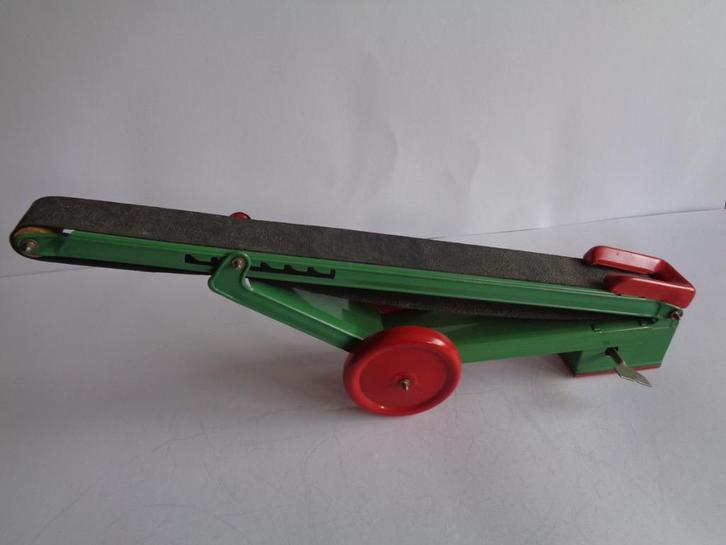 Oude blikken LBZ Transportband. Germany, jaren''60s, wind-up, Verzamelen, Speelgoed, Gebruikt, Ophalen of Verzenden