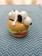 Snoopy oude hamburger spaarpot, Ophalen of Verzenden, Zo goed als nieuw, Metaal of Blik, Strip- of Tekenfilmfiguur
