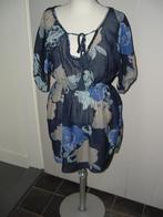 Licht transparante blouse tuniek Carbone maat 36