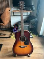 Yamaha FG800 Brown Sunburst met Tusq Saddle, Ophalen, Zo goed als nieuw, Western- of Steelstringgitaar