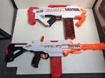 4 nerf geweren en 1 Xshot, Ophalen of Verzenden, Zo goed als nieuw