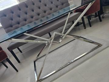 MOET WEG! Eettafel eric kuster style  180cm x90 beschikbaar voor biedingen