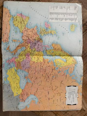 Geïllustreerde Atlas Europa - 1954 beschikbaar voor biedingen