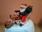 Kerstman op de motor 38 x 10 x 23 cm, Diversen, Kerst, Ophalen of Verzenden, Zo goed als nieuw