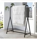 5 x TURBO Kledingrek, binnen/buiten, zwart, 117x59 cm, Kleding | Dames, Kledingrekken, Ophalen, Met wielen, Zo goed als nieuw