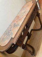 Antieke consoletafel met marmeren blad, Antiek en Kunst, Antiek | Meubels | Tafels, Ophalen of Verzenden